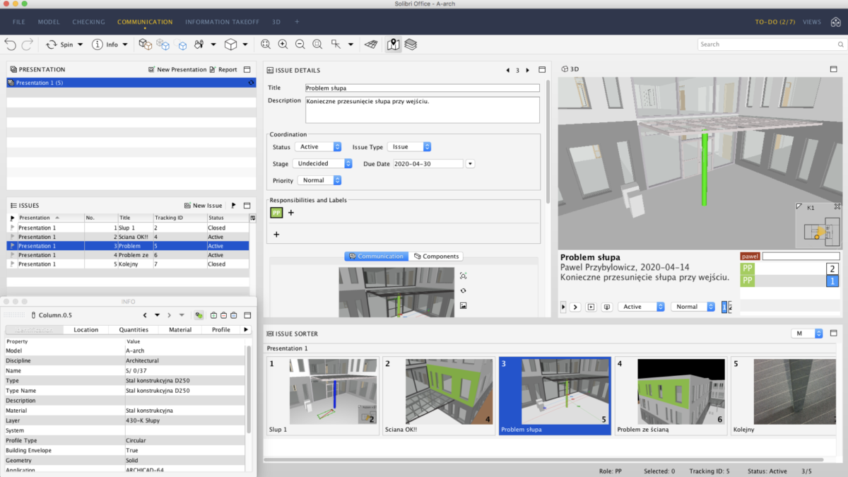 Solibri Office - komunikacja w procesie BIM