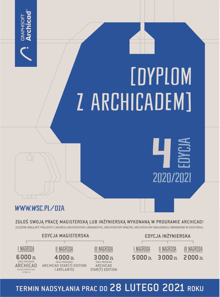 Konkurs Dyplom z Archicadem 4 edycja 2020 2021